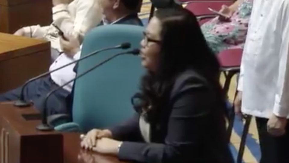 What’s so funny, Congress? PHOTO: Screengrab from ANC footage