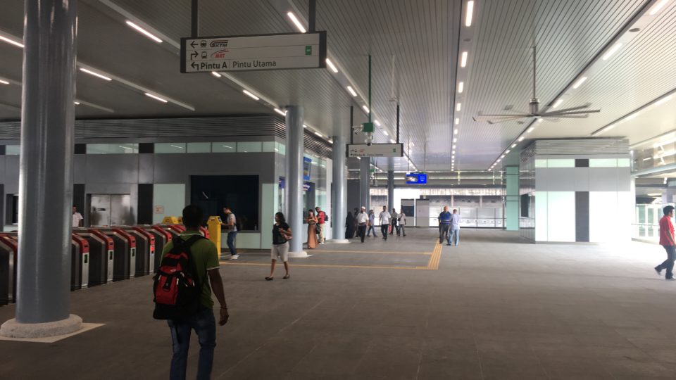 The ever-bustling Sungai Buloh MRT station