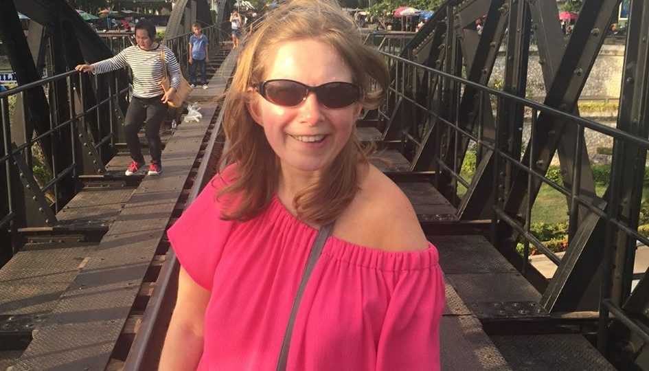 Walking the Kwai Bridge. All photos: submitted by author.