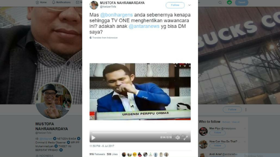 Screenshot: @NetizenTofa / Twitter