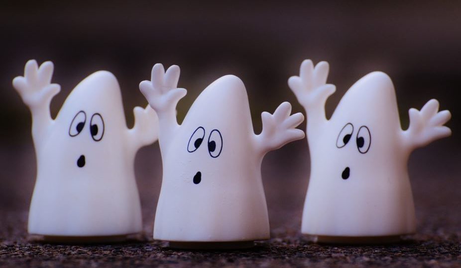 Photo illustration (not actual ghosts).