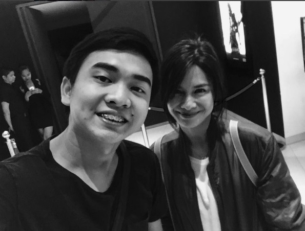 ‘Coffee billboard’ guy Xian Gaza and actress Erich Gonzales. Screengrab from Instagram