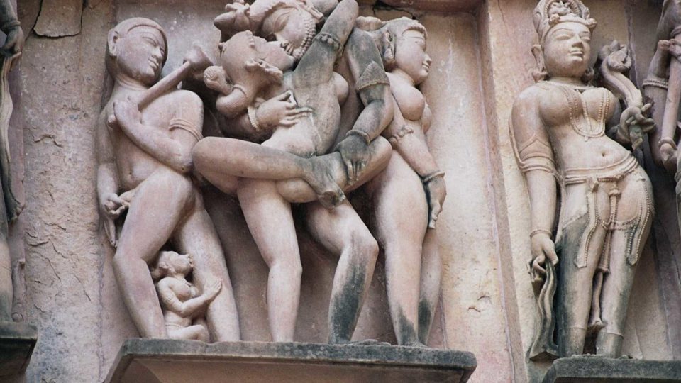Porn of antiquity from Khajuraho, India