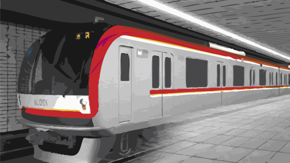 Artist’s rendering of the Mega Manila subway