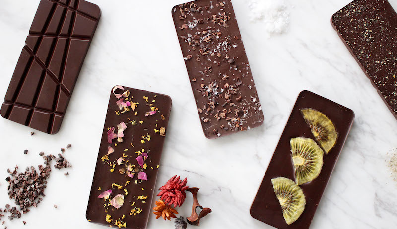 Craft chocolate bars. Photo: The Dark Gallery