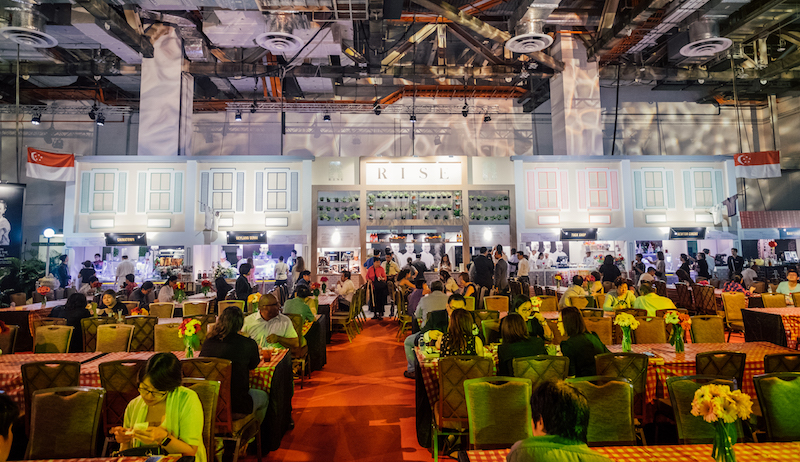 The local street food stalls.