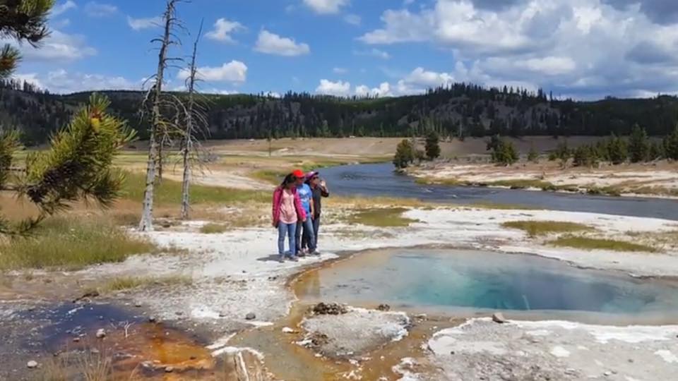 Video Thai Tourists Shamed For Trespassing In Fragile Thermal Area At Yellowstone Park Coconuts