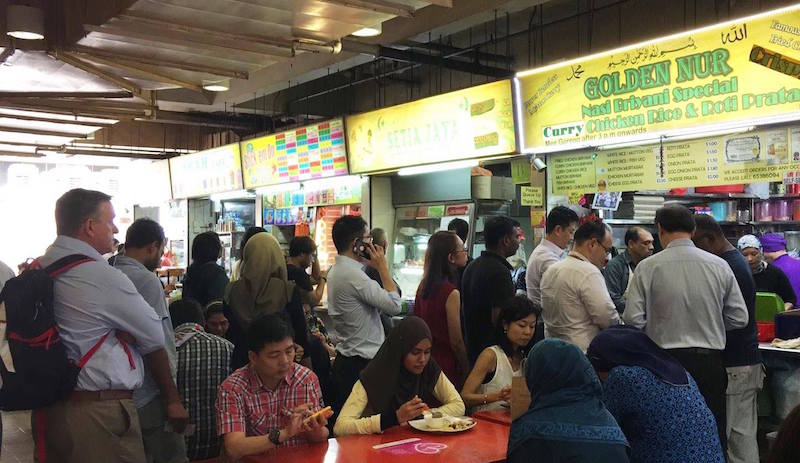The crowded food centre just a couple months ago. Photo: Amy Khor/Facebook