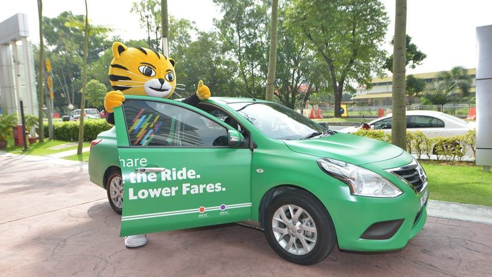 Not a picture of the suspect. PHOTO: Facebook/Grab Malaysia