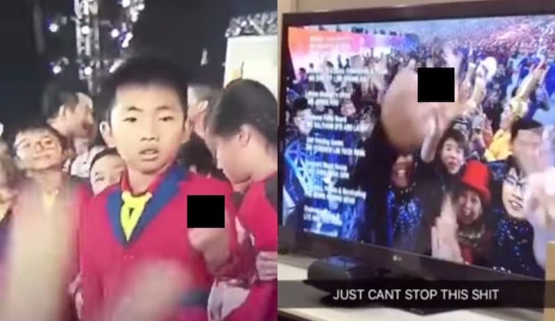 Screengrab from videos