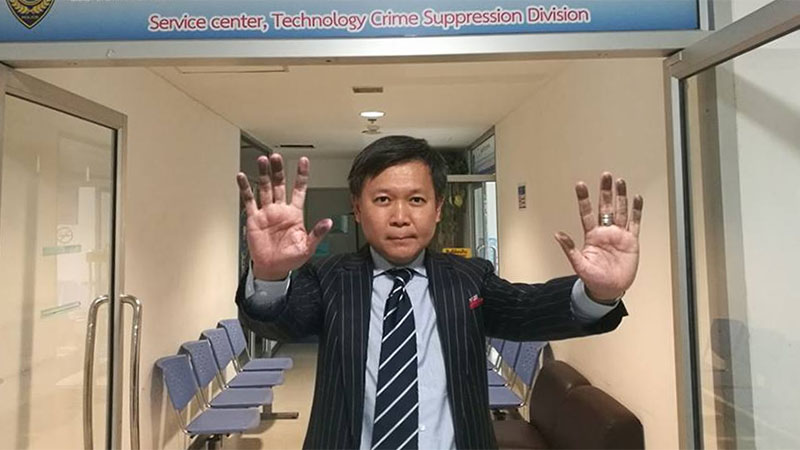 Pravit Rojanaphruk poses in a photo posted to Facebook, Aug. 8, 2017. Photo: Pravit Rojanaphruk