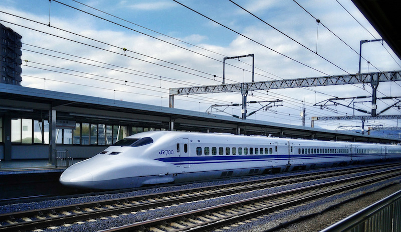 The Shinkansen. Photo: W & J/Flickr