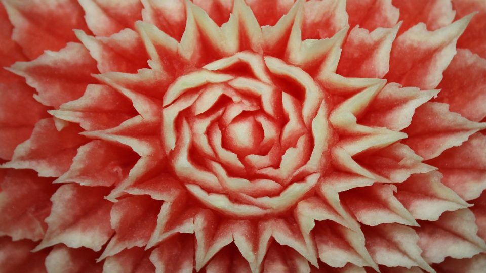 Watermelons turn into masterpieces with these Thai fruit carvings. PHOTO: Pixabay