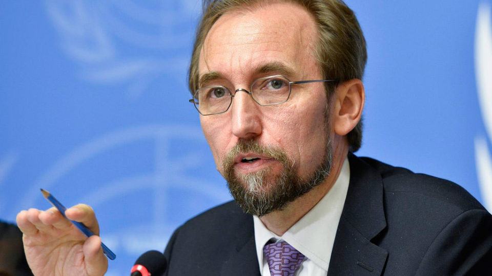 UN High Commissioner for Human Rights Zeid Ra’ad Al Hussein. Photo: UN