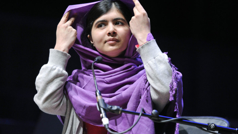 Malala Yousafzai appears at a conference in 2014. Photo: Flickr / Southbank Centre