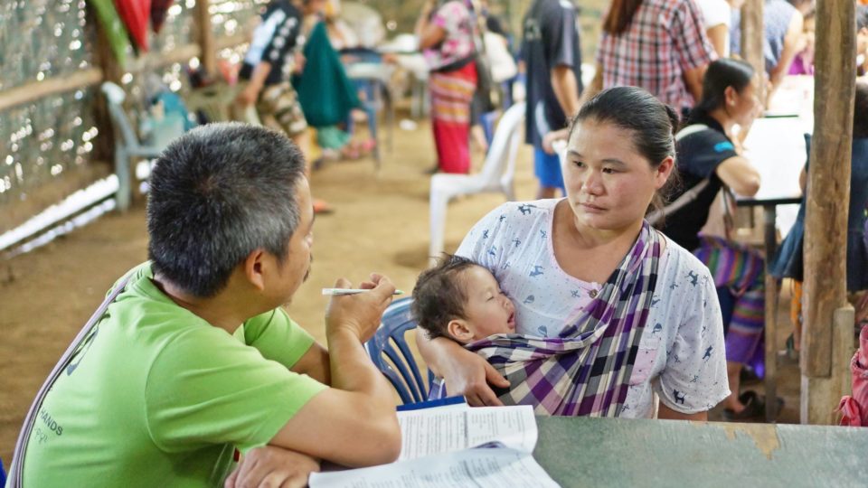 People staying at a refugee camp near the Thailand-Myanmar border. Photo: The Border Consortium