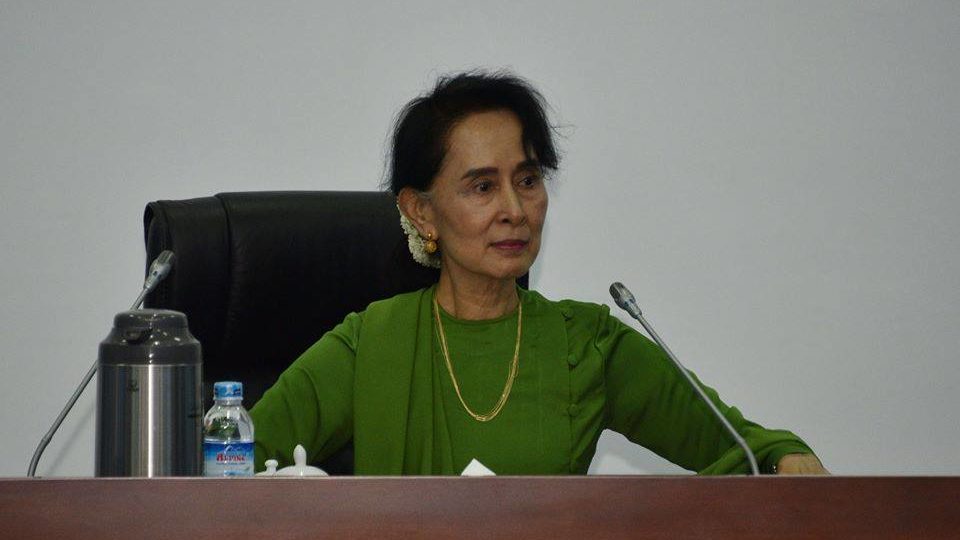 Myanmar State Counsellor Aung San Suu Kyi. Photo: Facebook / State Counsellor Office