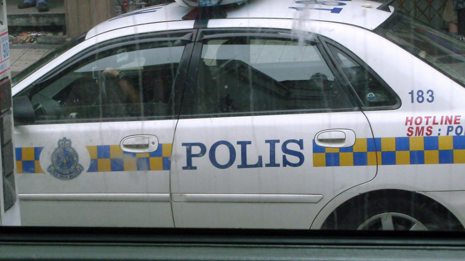 A police car in Malaysia. Photo: Flickr / Ania Mendrek