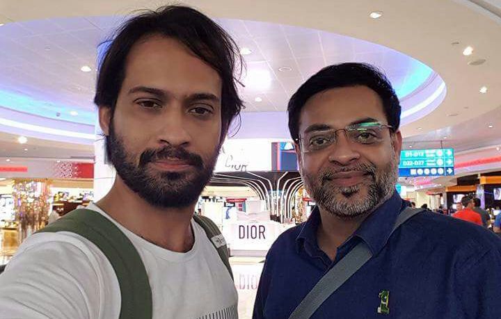 Aamir Liaquat Husain and Waqar Zaka. Photo: Twitter