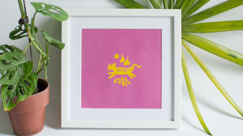 Kachin Tigers | 7x7in. | 10,000 MMK print | 20,000 MMK framed