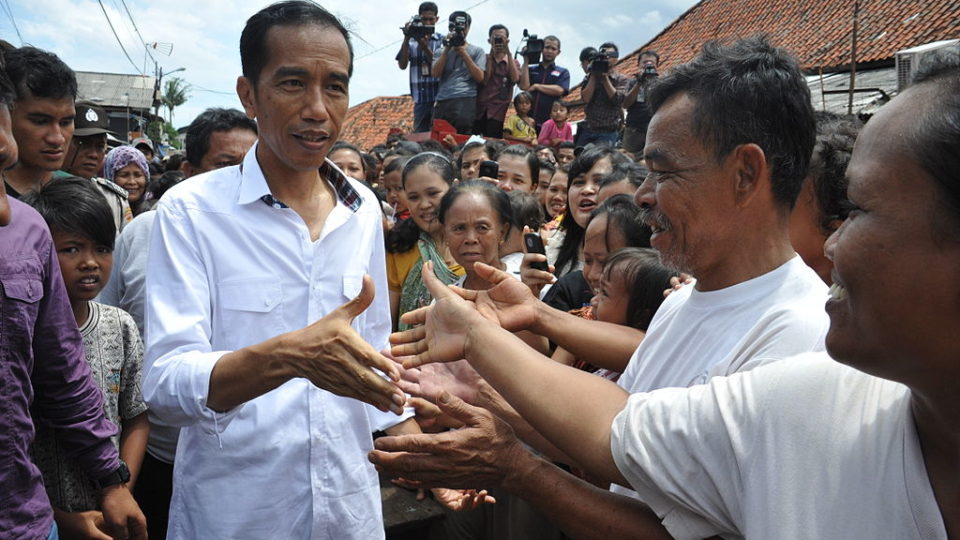 Jokowi on a visit to Jakarta in 2013. Photo: Wikimedia Commons