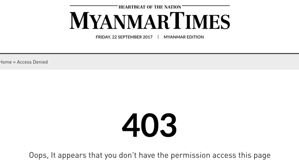 Try opening www.mmtimes.com/news/truth-about-rakhine-will-prevail.html