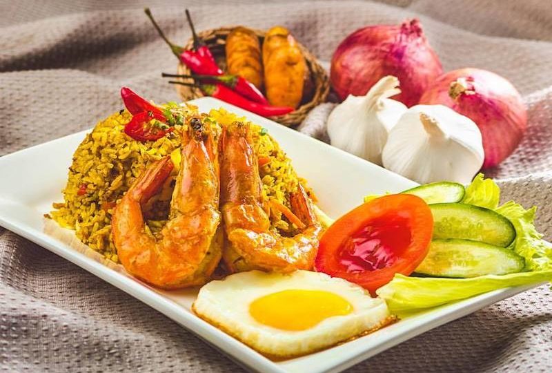 Prata Alley’s turmeric fried rice. Photo: Prata Alley / Facebook