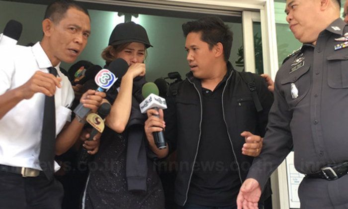 Amelia outside court today. Photo: Sanook.