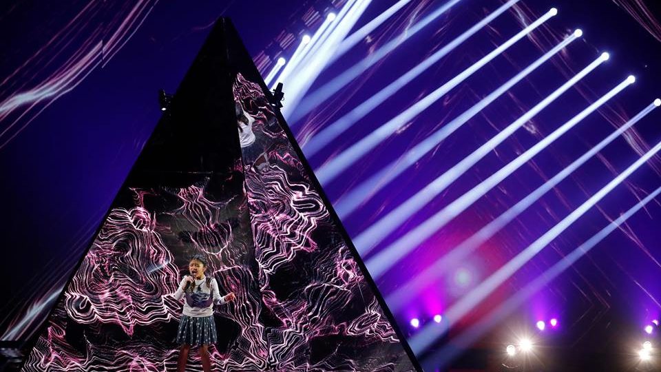 Angelica performs David Guetta’s ‘Without You’ during the semi-finals. (Photo from Angelica Hale Facebook page)