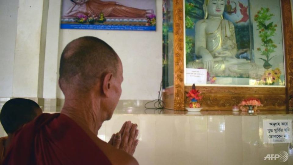 Bangladesh’s small Buddhist community fears the recent Rohingya crisis could spark a violent backlash from their Muslim neighbors. Photo: AFP/Sam Jahan