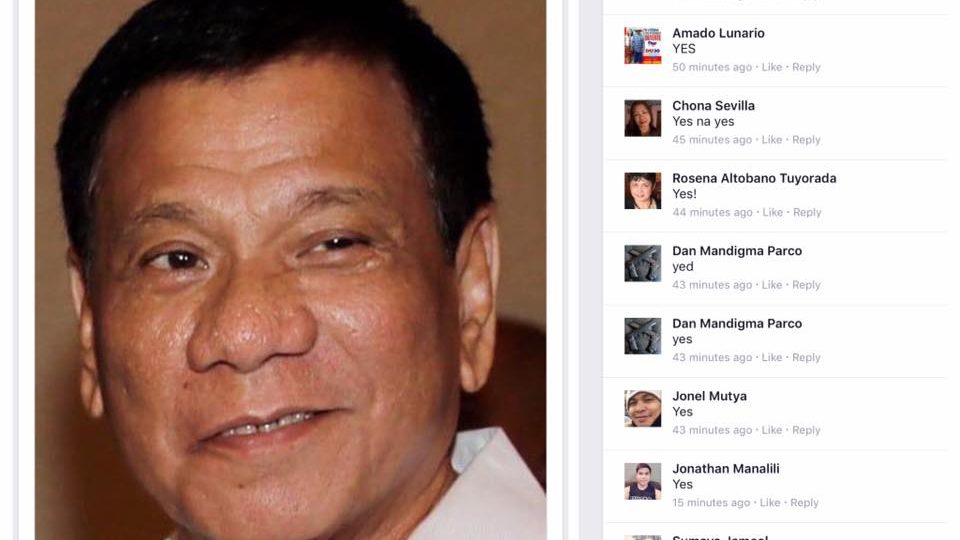 Screenshot of Facebook post from Janjan Gonzales. 