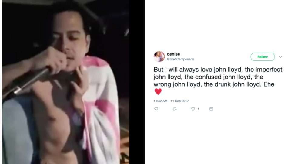 Screen shots from video on Marc (MJ) Facebook page and tweet by @JirehCamposano