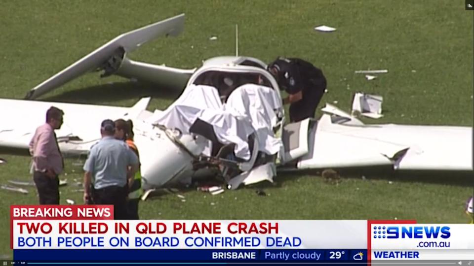 Screen shot from Australian media 9News