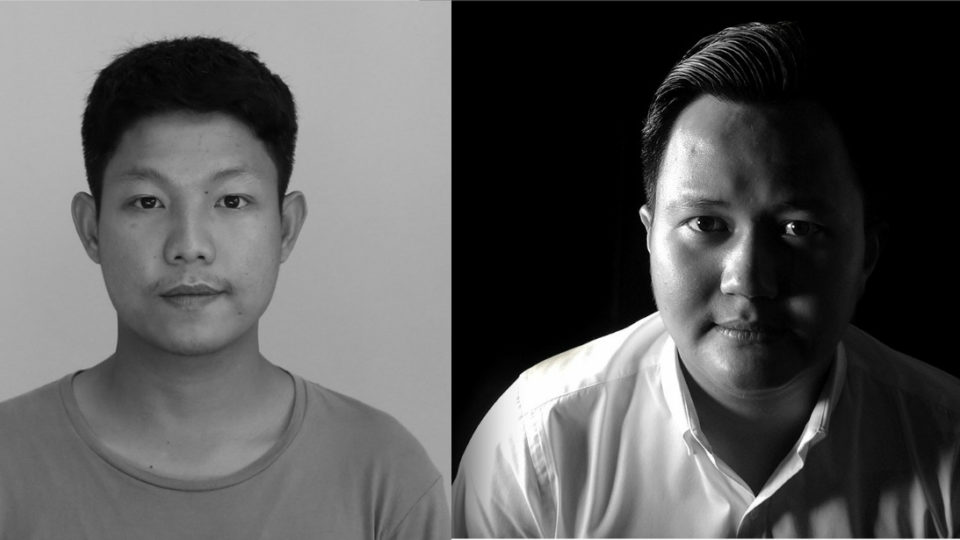 Myanmar photographers Hkun Lat (L) and Minzayar Oo.