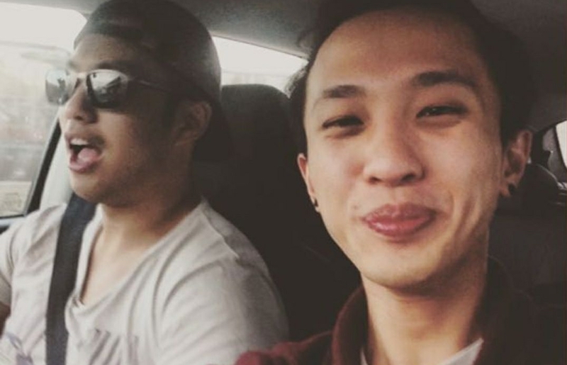 Justinian Tan (right). Photo: Joshua De Rozario / Facebook