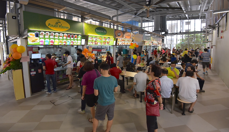 Residents at the Jurong West Hawker Centre and Market. Photo: Hawker Management