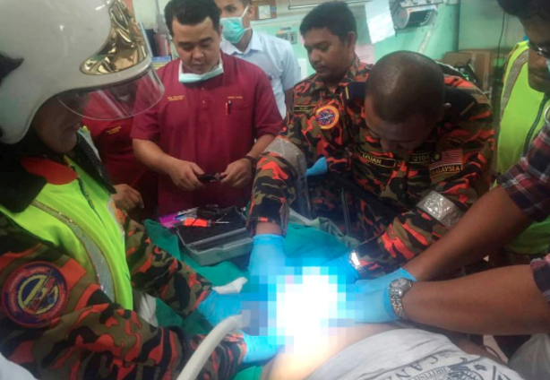 Courtesy of Fire Department via Sinar Harian