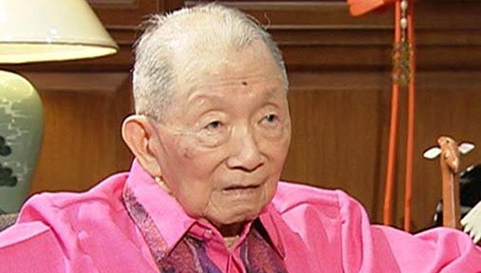 Tycoon and philanthropist Washington SyCip. FILE PHOTO: ABS-CBN