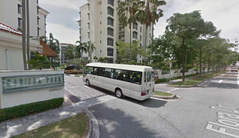 Carissa Park condominium. Screengrab from Google Maps