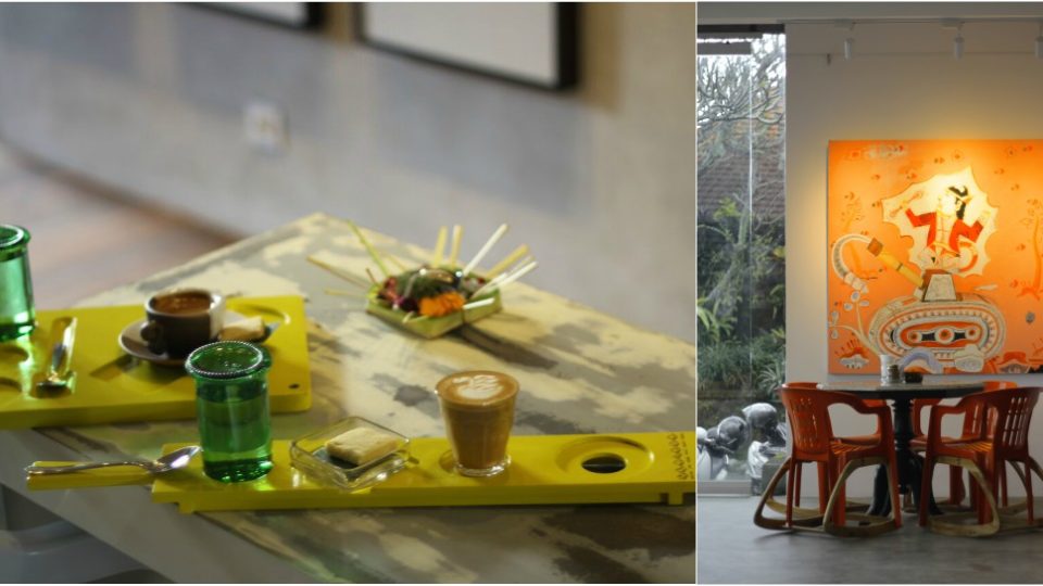 Coffee and art: a beautiful combination. Photo: Seniman