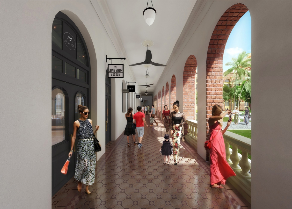 Internal Colonnade at South Wing