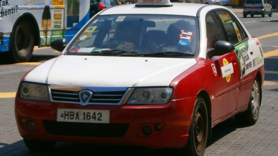 Taxi is for illustrative purposes only, sorry HBA 1642