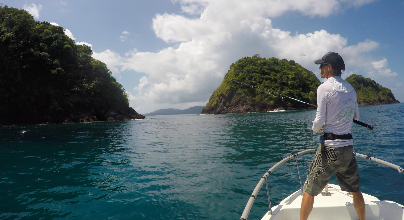 Fishing with Julian off the coast of Dawei.