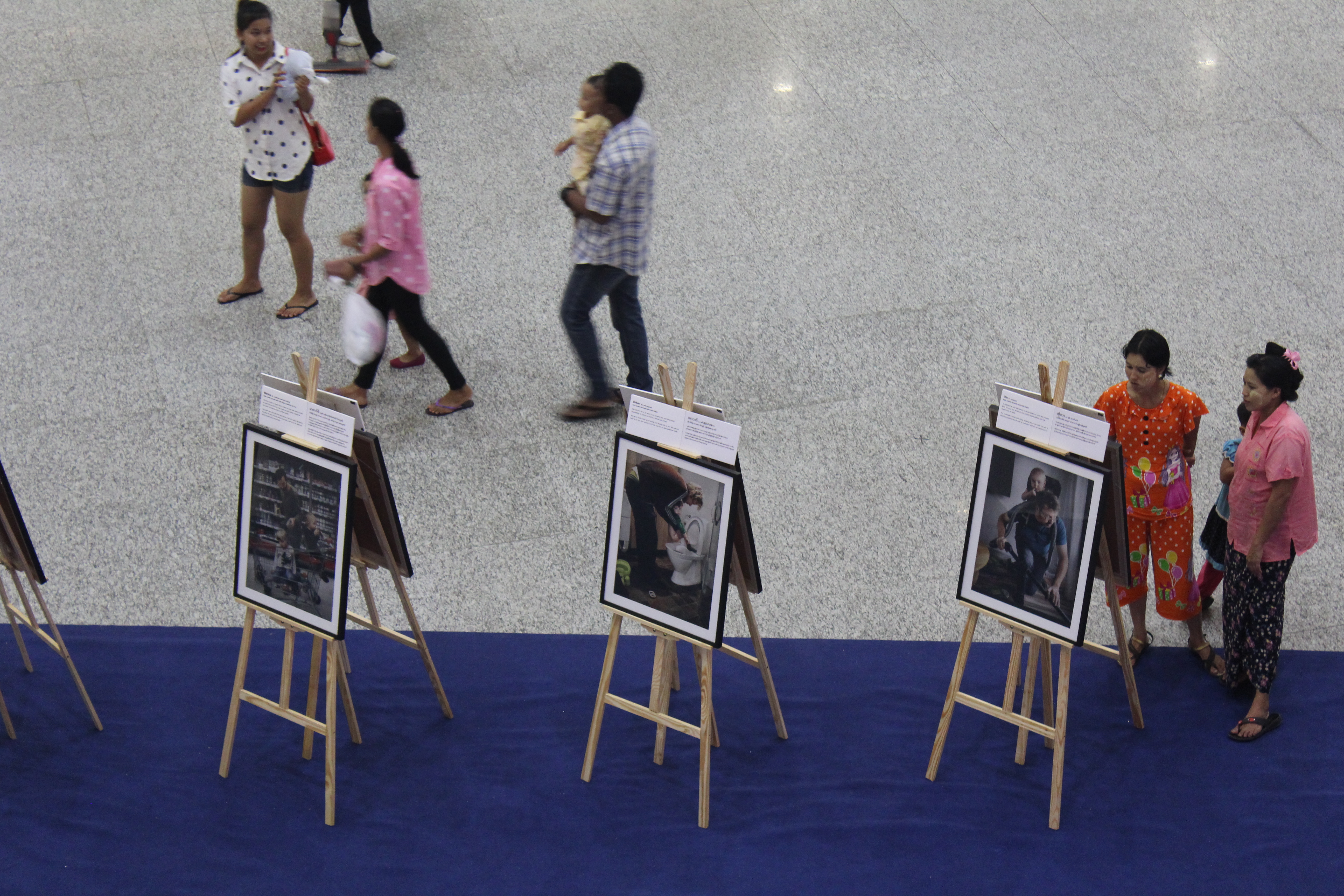 “Swedish Dads” at Myanmar Plaza.