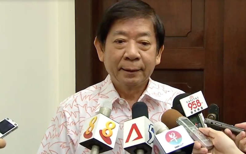 Photo: CNA video screengrab