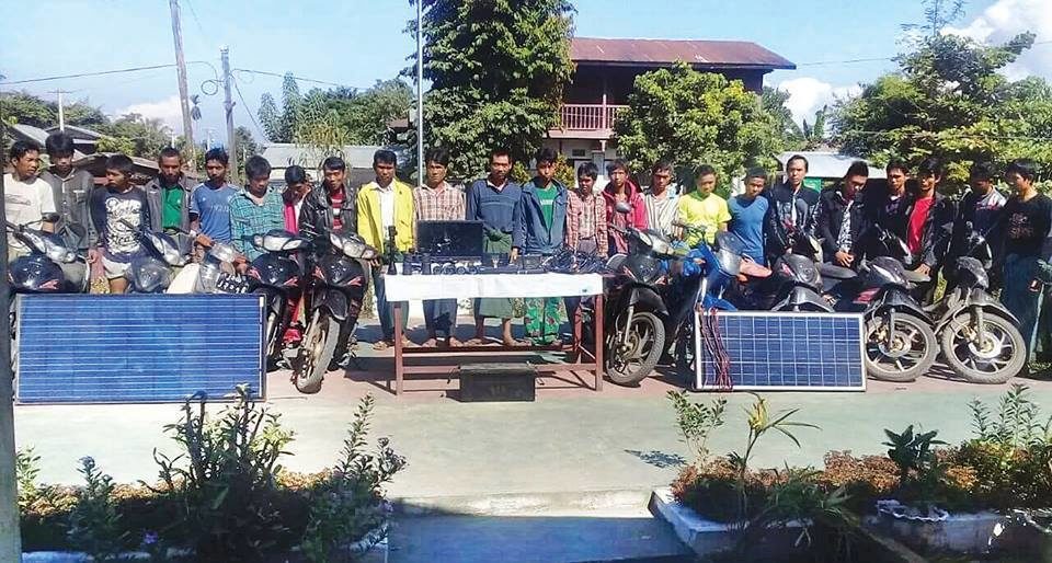 A sting operation in Mohnyin Township, Kachin State, on November 10, 2017, resulted in the arrest of 28 drug smugglers. Their leader, however, escaped. Photo: MOI