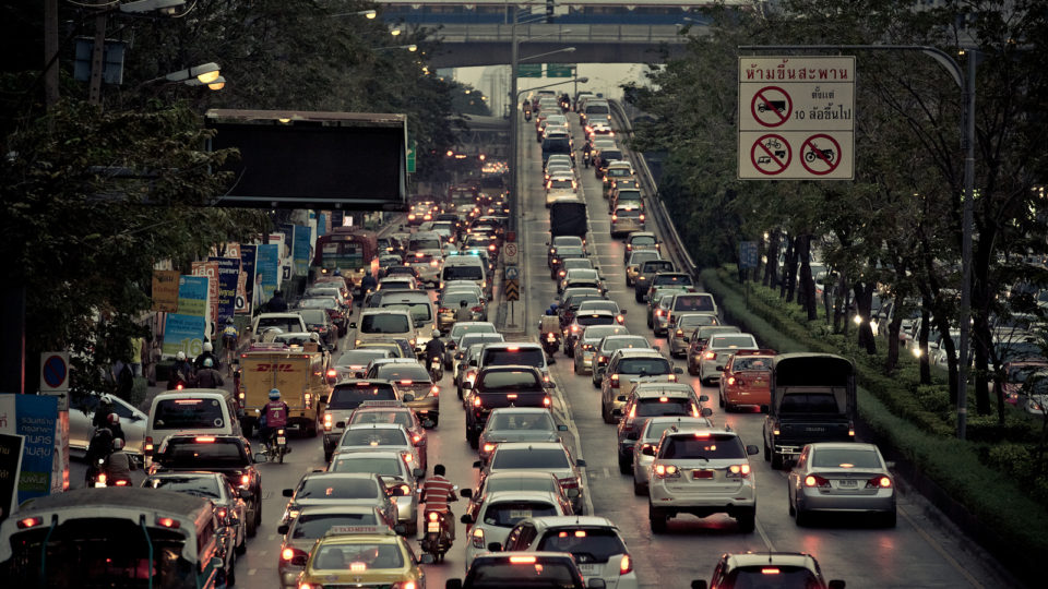 File photo of traffic in Bangkok. Photo: Coconuts Media