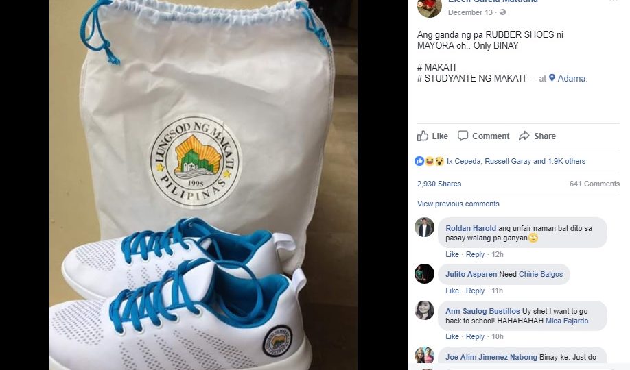 Screengrab from Facebook