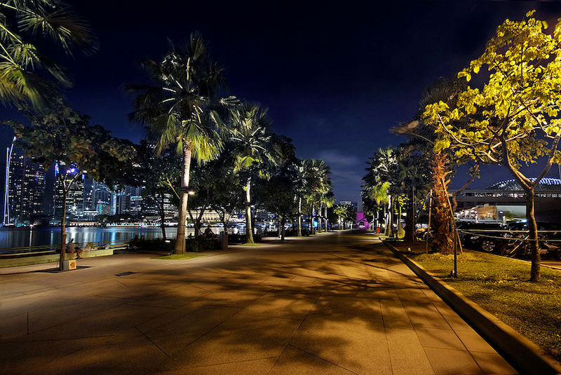 Marina Promenade, where the child was abandoned. Photo: Wikimedia Commons