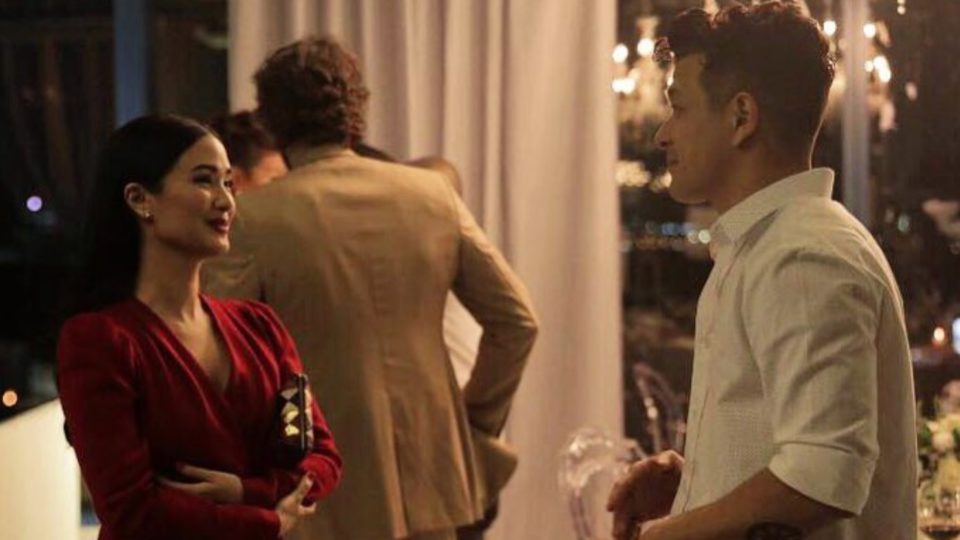 Former lovers Heart Evangelista and Jericho Rosales met at Tim Yap’s dinner event. PHOTO: Instagram/Tim Yap